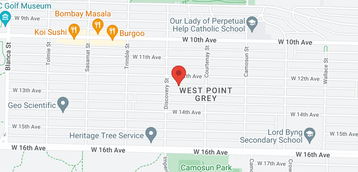map of 4237 W 14TH AVENUE